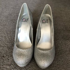 Silver heels